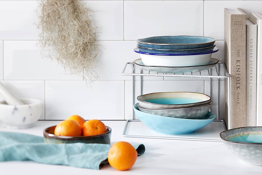 Amazon｜Metaltex プレートキッチン食器棚オーガナイザー、省